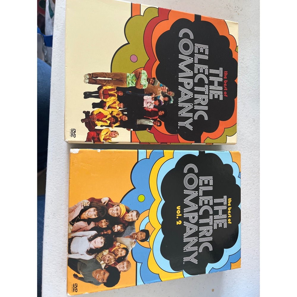 The Best of The Electric Company DVD Vol 1 & 2 Shout Factory Box Sets Retro TV